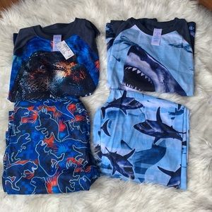 The children’s place 4 piece pajama set size 10/12